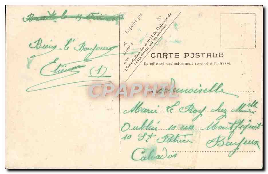 CPA Environs De Brest Le Calvaire De Plougastel Daoulas — Rückseite