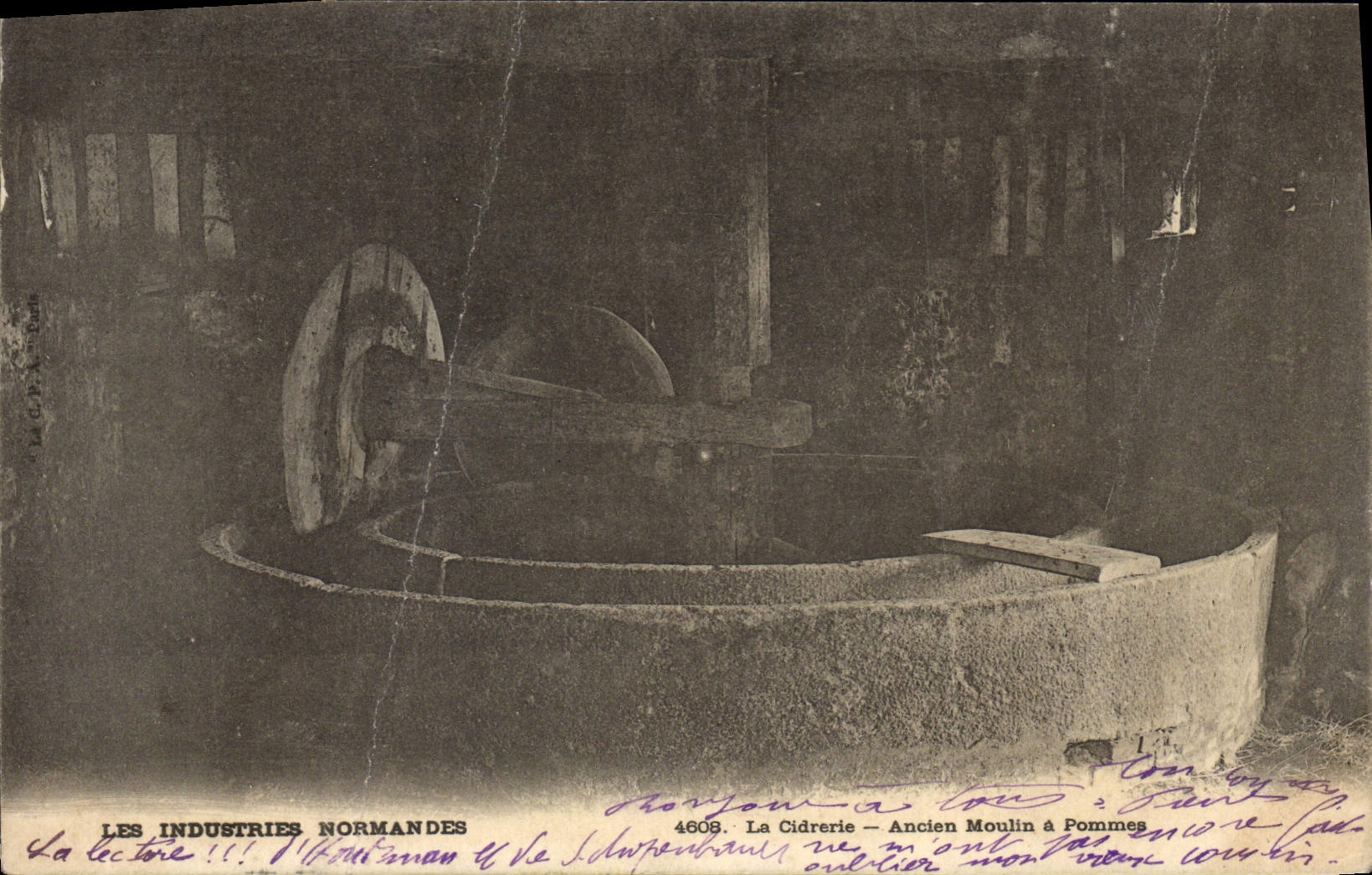 CPA Les Industries Normandes La Cidrerie Ancien Moulin A Pommes
