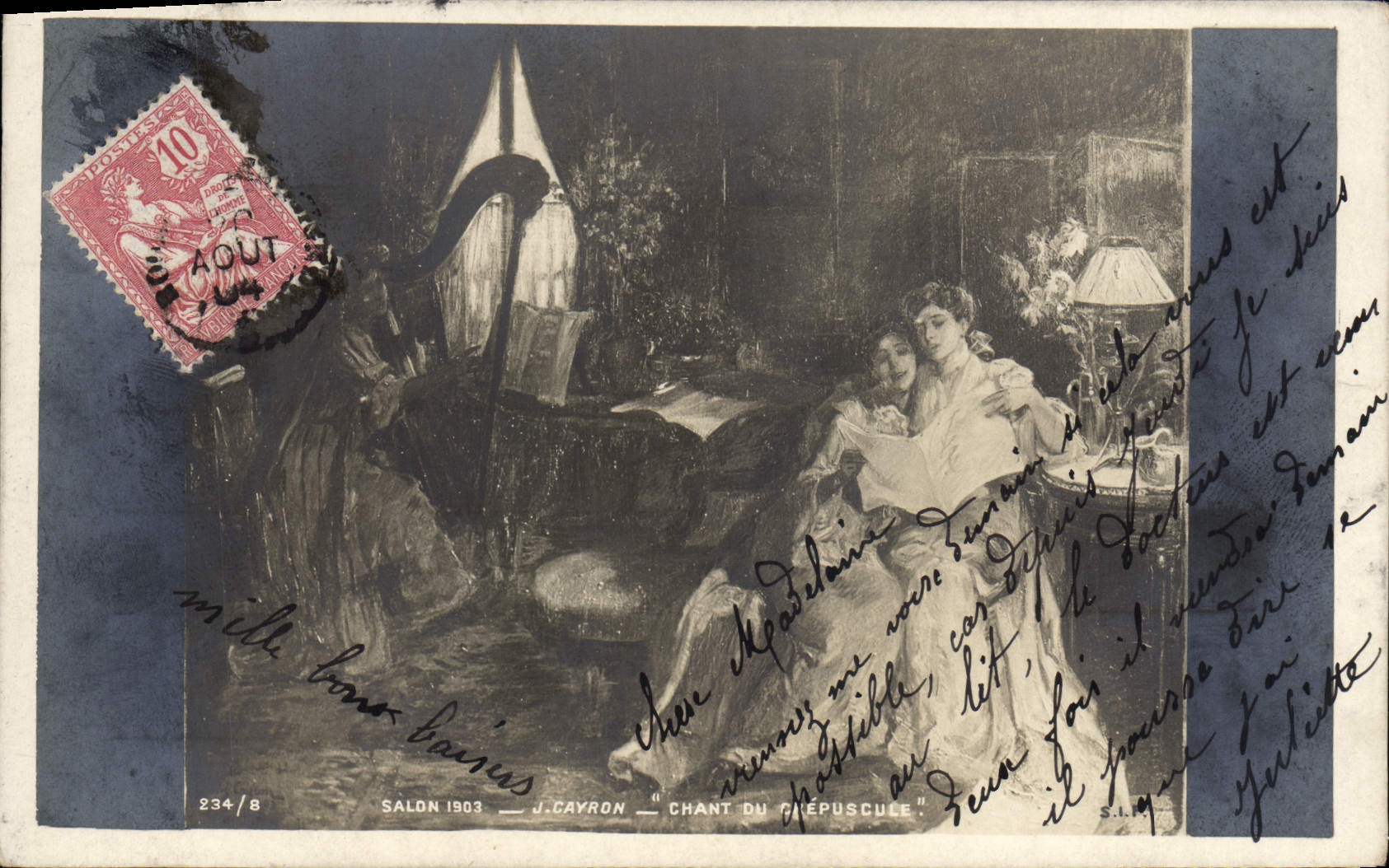 Salon 1903 — J. Cayron — Chant du crépuscule