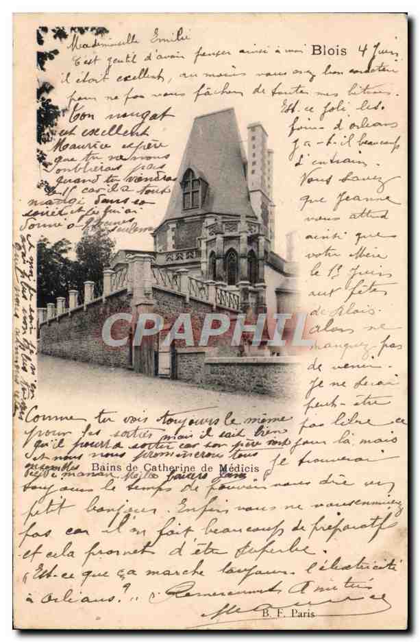 CPA Blois Bains De Catherine De Medicis