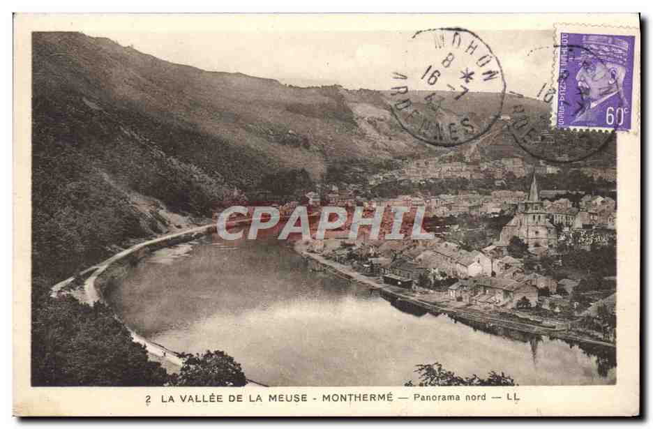 CPA La Vallee De La Meuse Montherme Panorama Nord