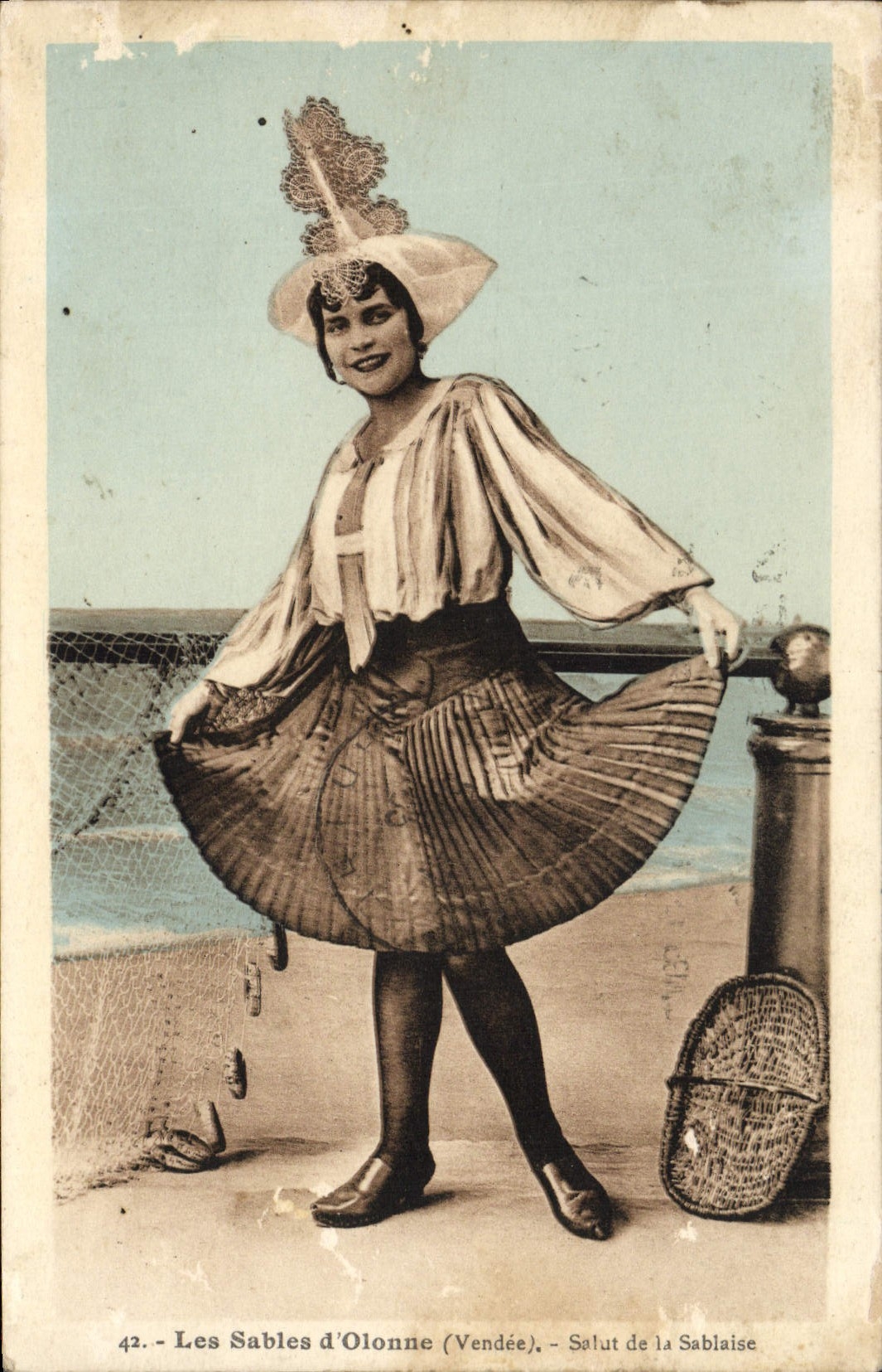 Les Sables d'Olonne (Vendée) — Salut de la Sablaise — Phototype Jelley-Poupin