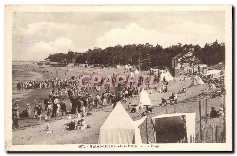 CPA Saint Brevin Les Pins La Plage