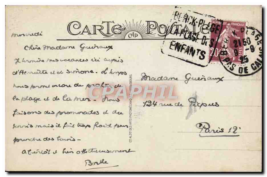 Berck-Plage — La Plage et le Casino — CAP — Reverso