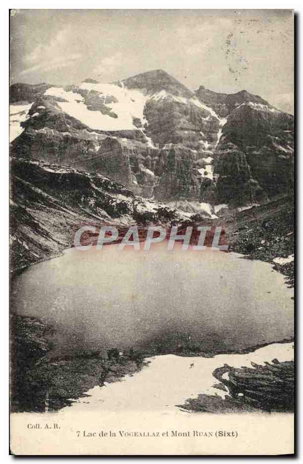 Lac de la Vogeallaz et Mont Ruan (Sixt) — Coll. A.R. — n°7