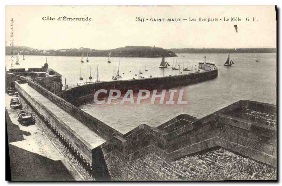 Saint-Malo — Los Muros de Defensa — El Muelle — G. F. — Costa de Esmeralda