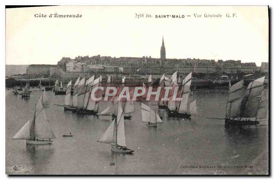 Saint-Malo — Vue Générale — G.F. — Collection Gremais de Rieux