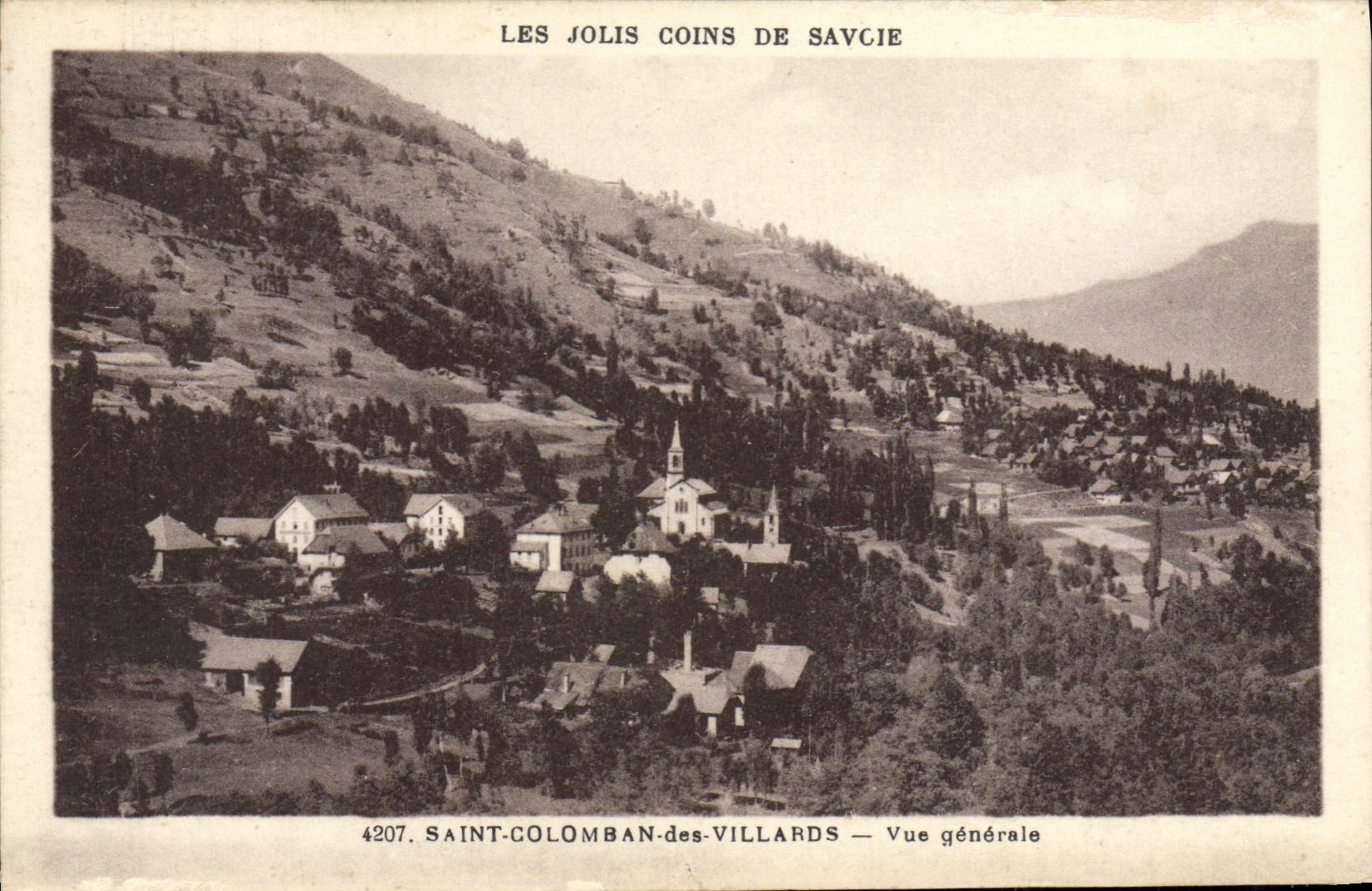CPA Saint Colomban Des Villards Vue Generale