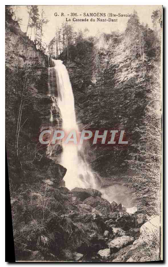 CPA Samoens La Cascade Du Nant Dant