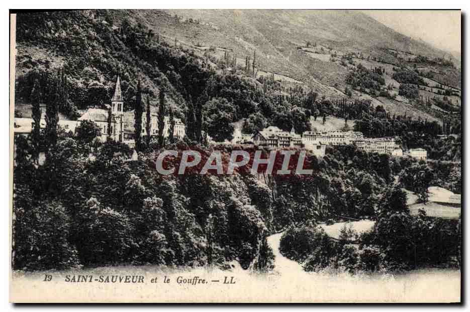 CPA Saint Sauveur Et Le Gouffre