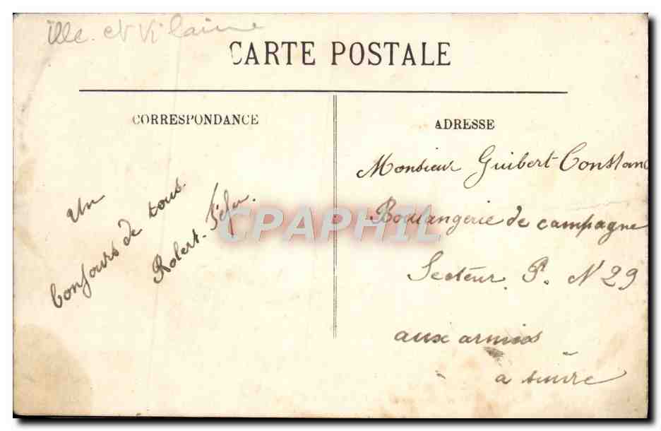 CPA Saint Lunaire Vue Generale De La Plage — Rückseite