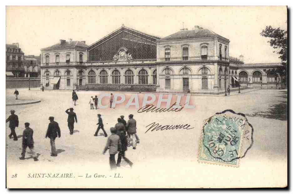 CPA Saint Nazaire La Gare