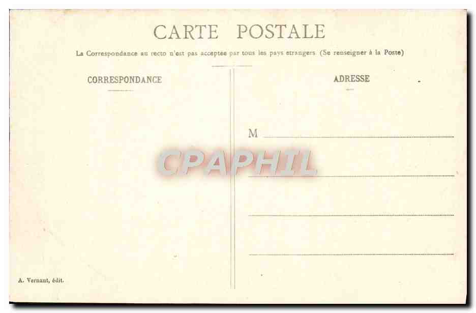 CPA Provins Le Grand Hotel Dieu Et La Rue St Thibaut — Verso