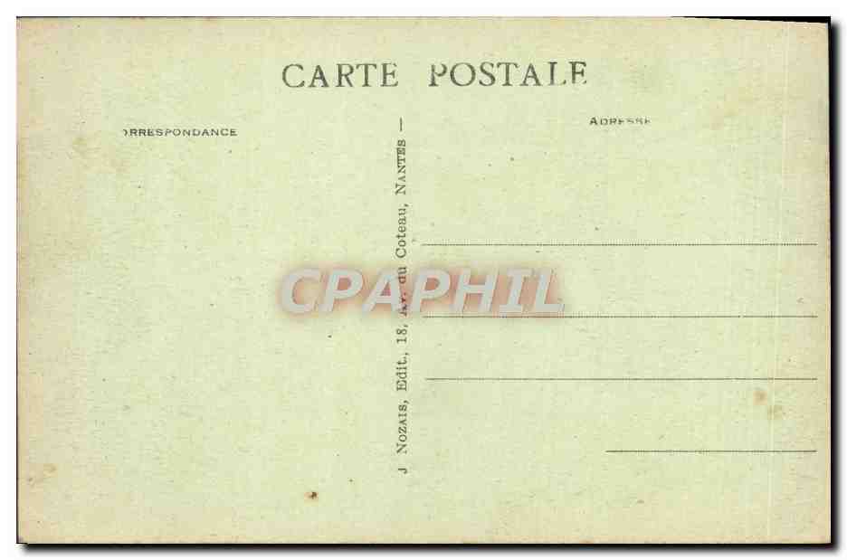 CPA Pornic Le Port Vu De La Corniche De Gourmalon Bateaux — Rückseite