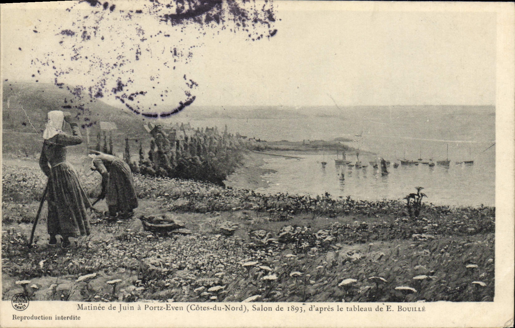 CPA Matinee De Juin A Portz Even Salon De 1893 E Bouille