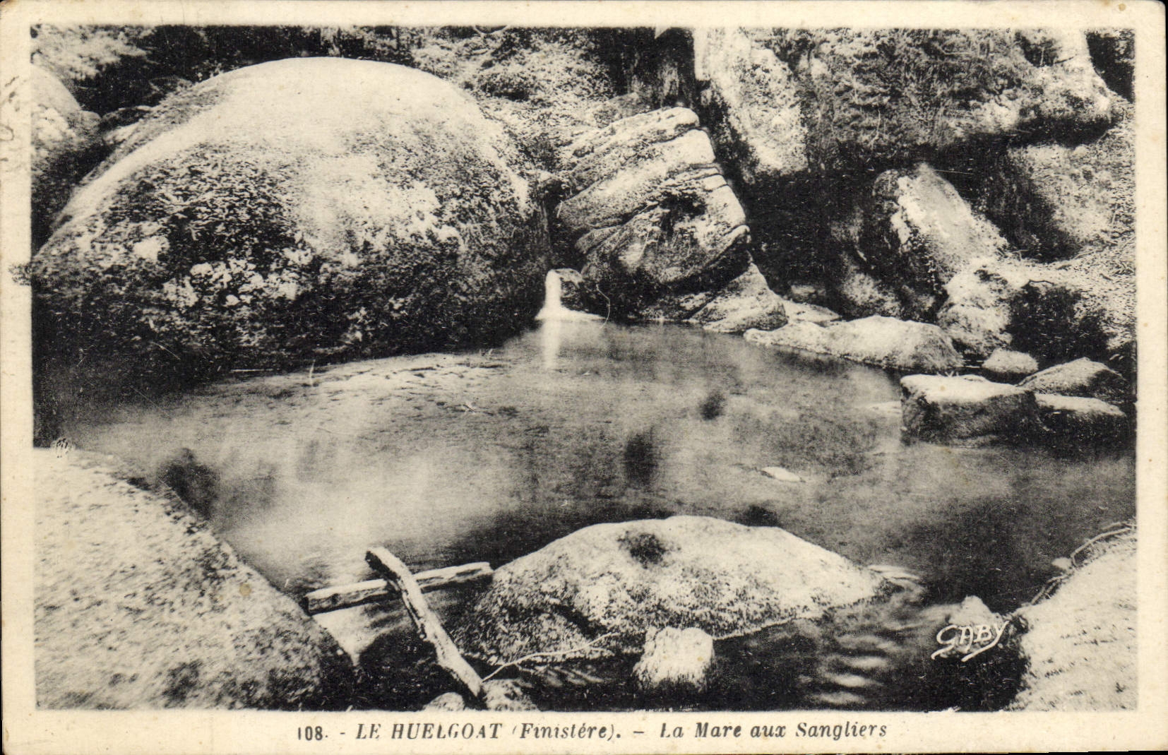 Le Huelgoat / Finistère — La Mare aux Sangliers — Éditions Gaby, n°108