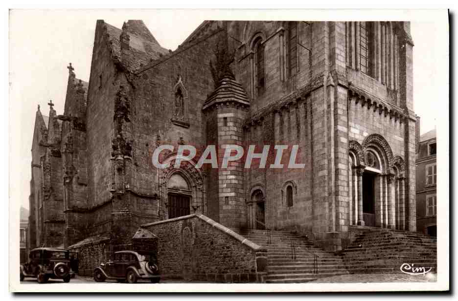 CPM Parthenay Eglise Saint Laurent Cachet Daguin 