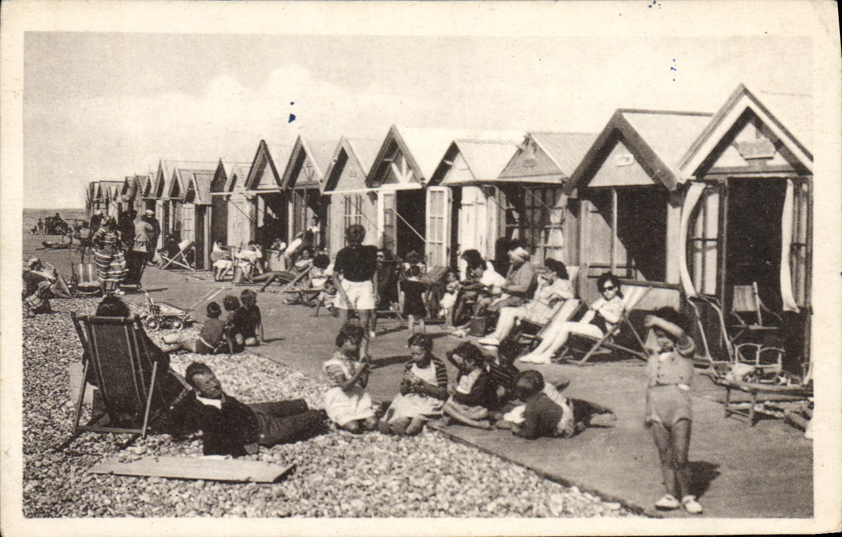 CPA Cayeux Sur Mer L'Esplanade Cachet Daguin Casino Jeux 