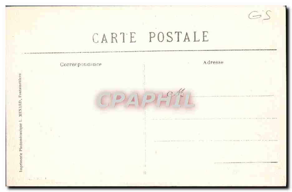 CPA Guerre De Bataille De La Marne Fere Champenoise la gare bombardee Militaria — Back