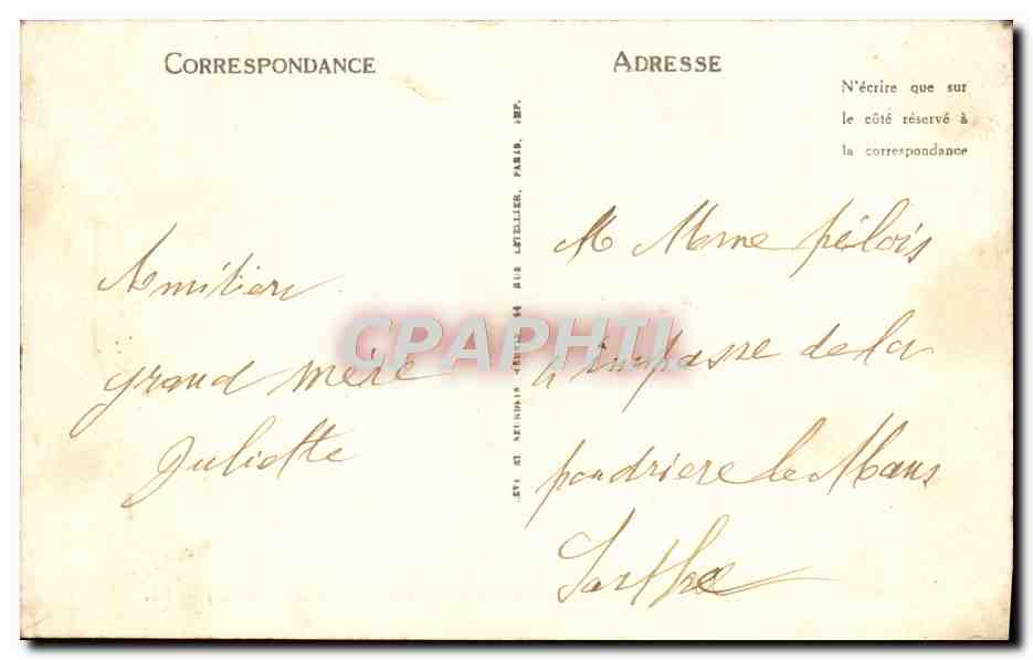 CPA Fecamp La Benedictine La Facade Sur La Rue — Rückseite