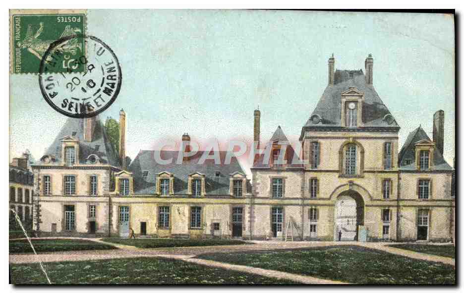 Château de Sceaux — vue du parc et du bâtiment principal — éditeur non identifié