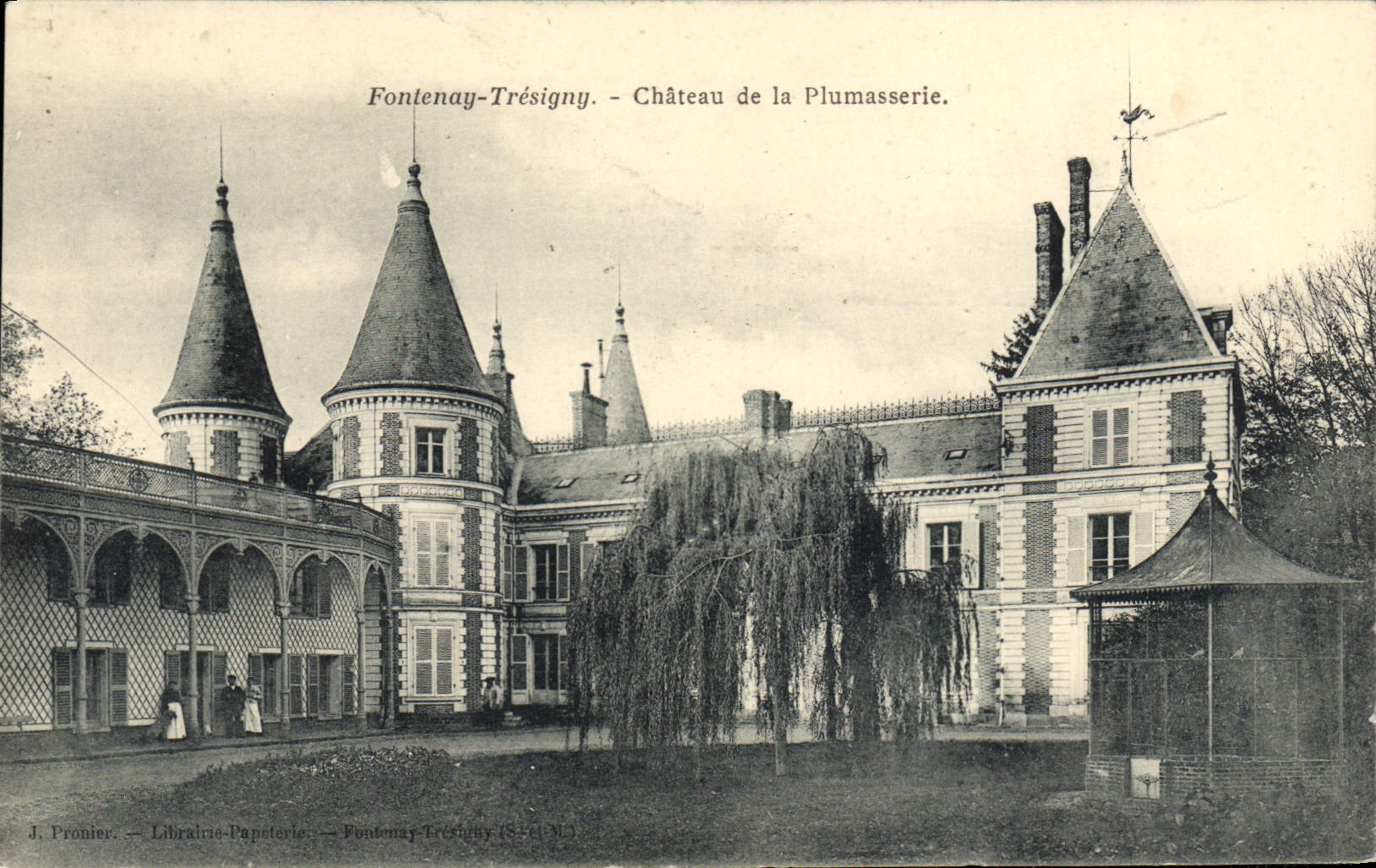CPA Fontenay Tresigny Chateau De La Plumasserie
