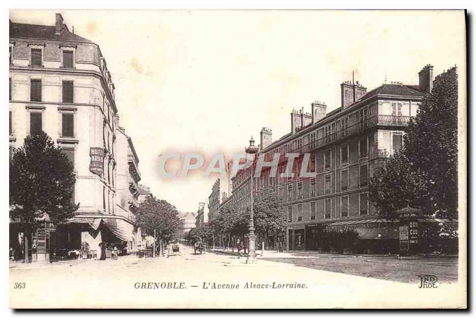 Grenoble — L'Avenue Alsace-Lorraine — JND Hol. n°363