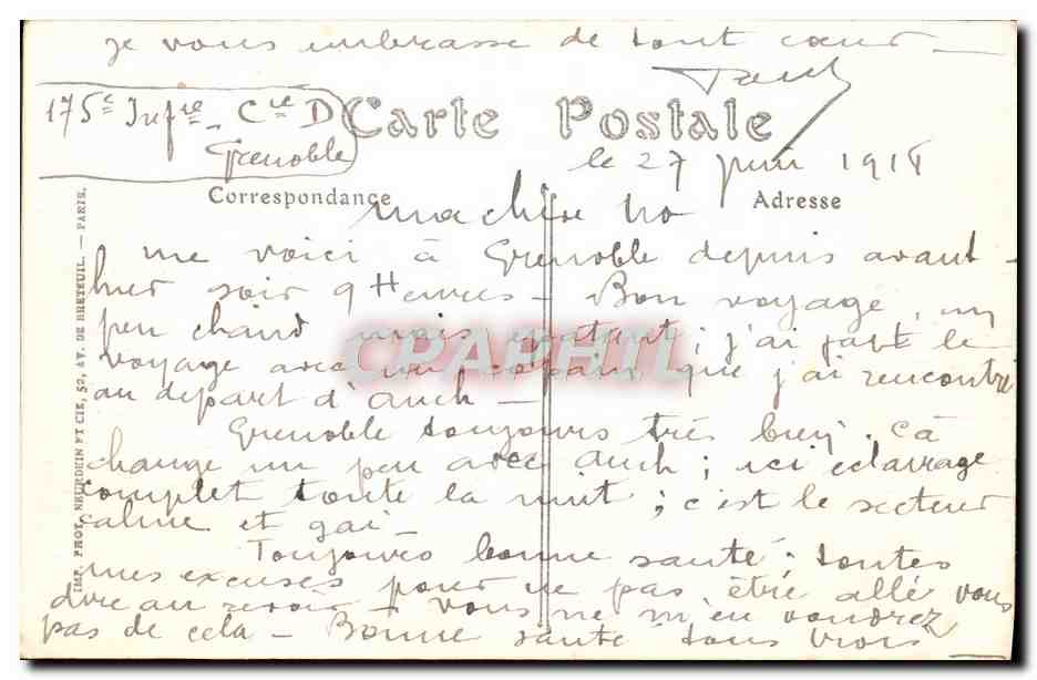 Grenoble — L'Avenue Alsace-Lorraine — JND Hol. n°363 — Reverso