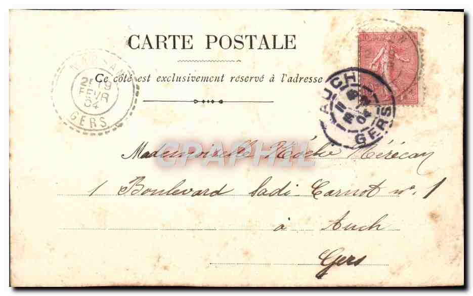 La Rochelle — Le port — éditeur Co.L. du lit. Badin, 6e class. alp. — Reverso