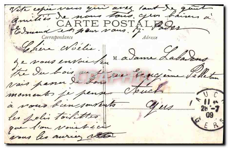 CPA Paris La Porte Doree Avenue Daumesnil Tramway — Verso