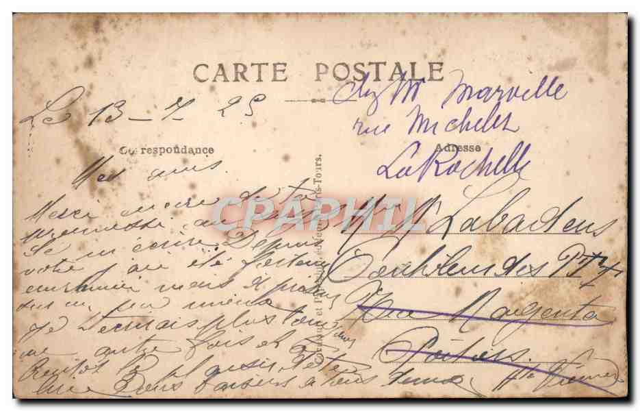 CPA Apotheose De La Victoire 14 Juillet 1919 Le General Pershing A La Tete des troupes Militaria  — Rückseite