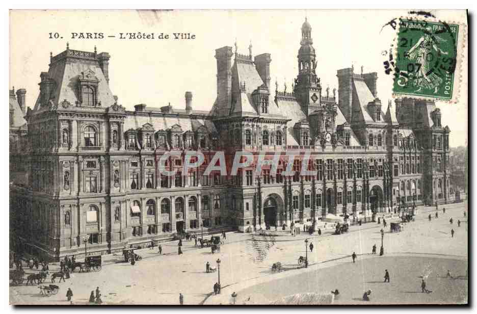 CPA Paris L'Hotel De Ville