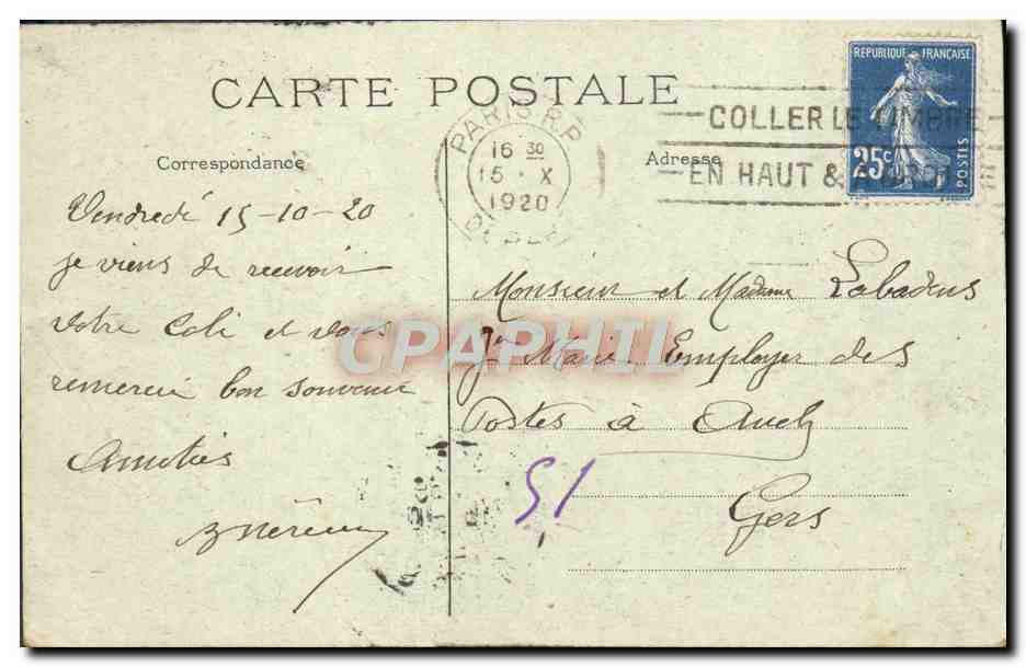 CPA Paris Le Nouvel Hopital De La Pitie — Rückseite