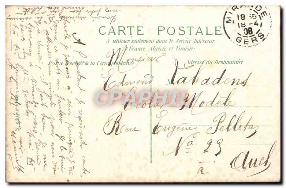 CPA Paris Colonne De La Bastille Caleche Chevaux  — Rückseite