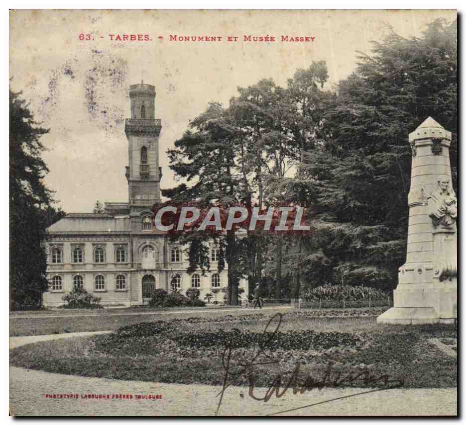 Tarbes - Monument et Musée Massey — Phototypie Labouhne Frères Toulouse