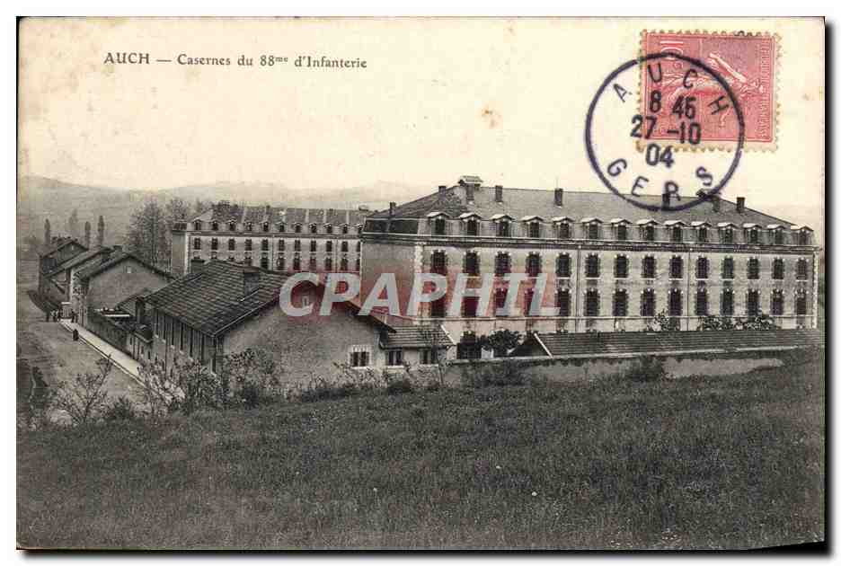Auch — Casernes du 88ème d'Infanterie — Éditeur non visible