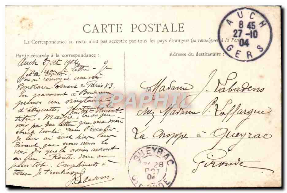 Auch — Casernes du 88ème d'Infanterie — Éditeur non visible — Reverso