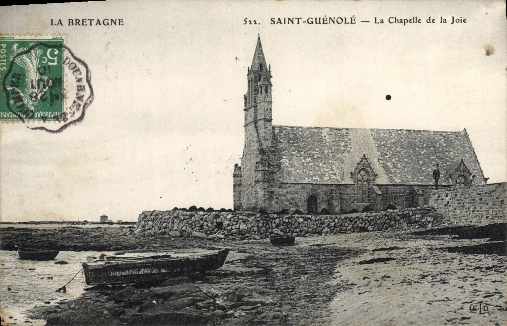 CPA La Bretagne Saint Guenole La Chapelle De La Joie