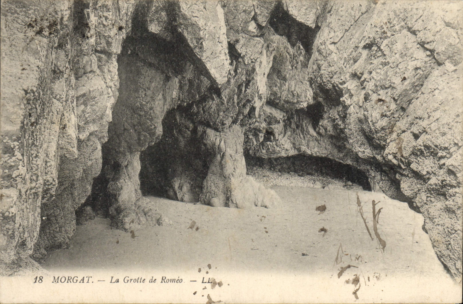 CPA Morgat La Grotte De Romeo