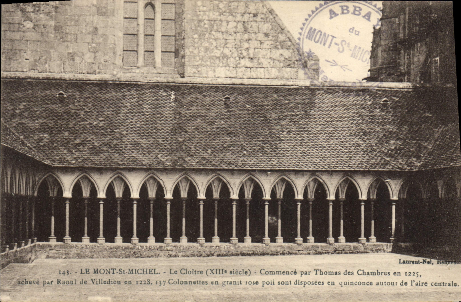 CPA Le Mont Saint Michel Le Cloitre 