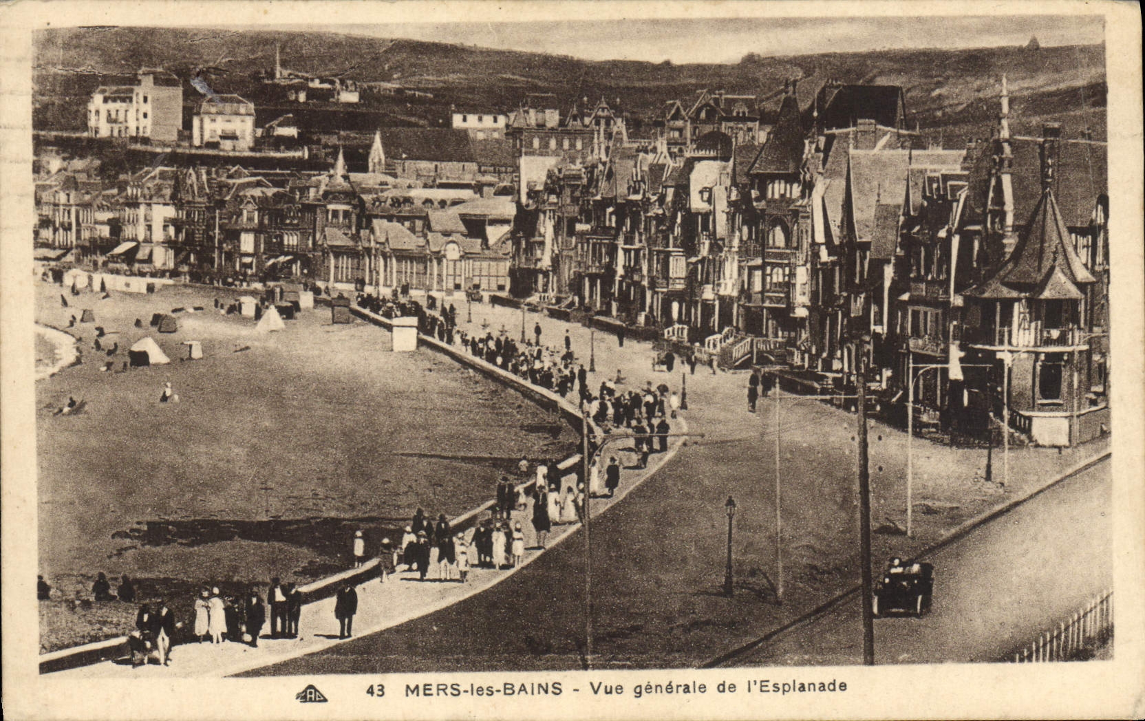 MERS-les-BAINS — General View of the Esplanade — Edition Bazar de la Plage