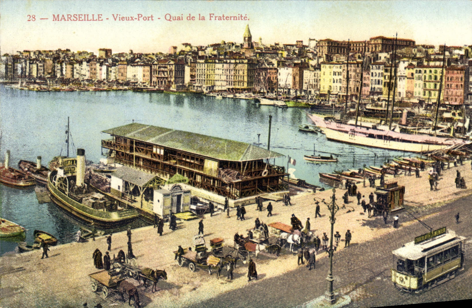 Marseille - Vieux-Port - Quai de la Fraternité — Édition Nouvelles Galeries, n°28