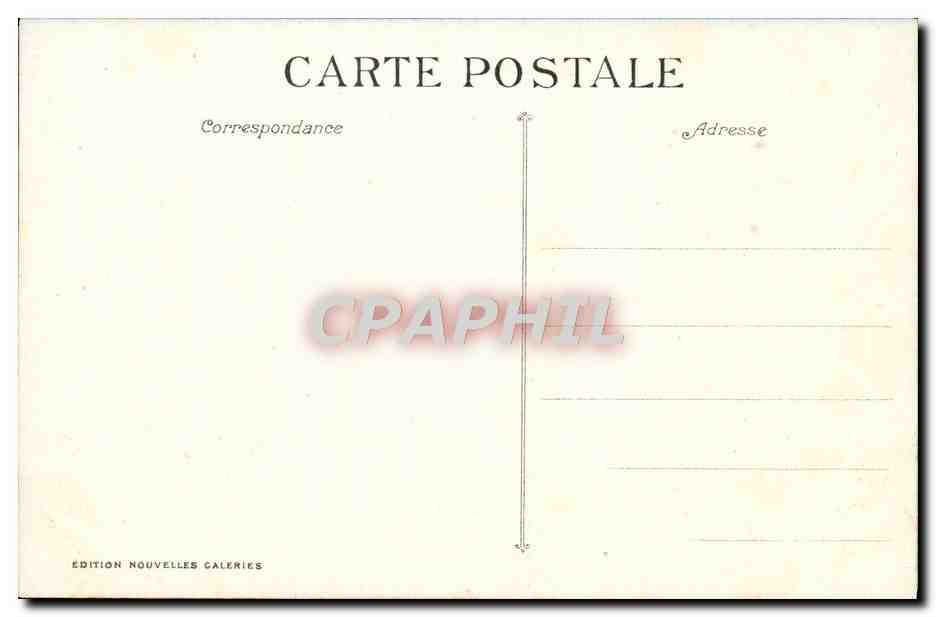 CPA Marseille Le Pont Transbordeur Et Le Vieux Port — Verso