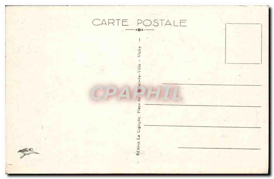 CPA Le Mont Dore Source Madelerne — Verso