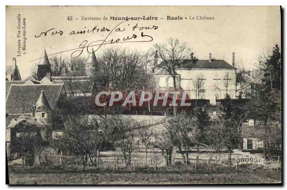 CPA Meung Sur Loire Baule Le Chateau