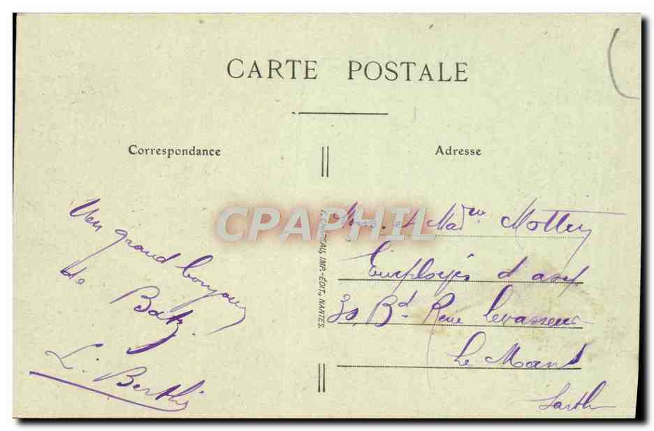 CPA La Baule Boulevard De I'Ocean Vue Vers Le Casino Enfants — Back