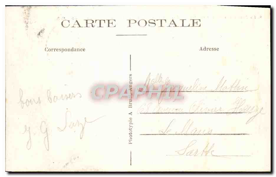 CPA La Baule Sur Mer Vue Generale De La Plage Et Des Nouveaux Boulevards — Verso