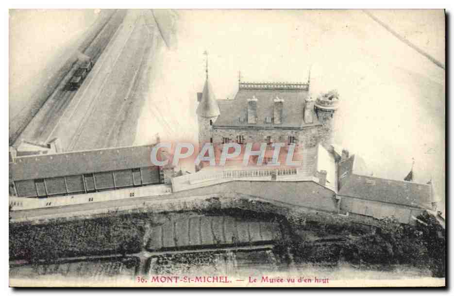 Mont-Saint-Michel — Le Musée vu d'en haut — éditeur Moka Williot
