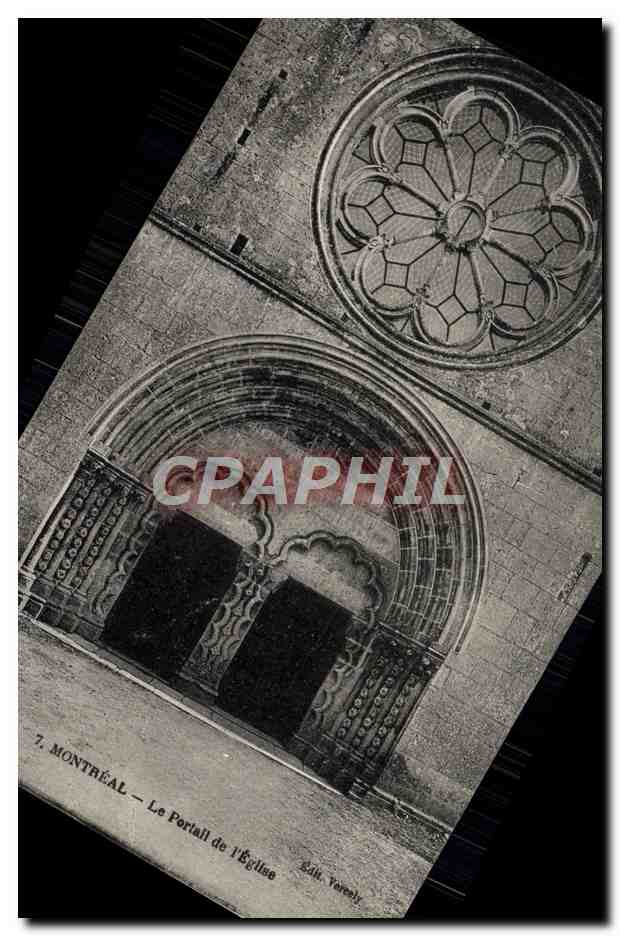 CPA Montreal Le Portail De I'Eglise