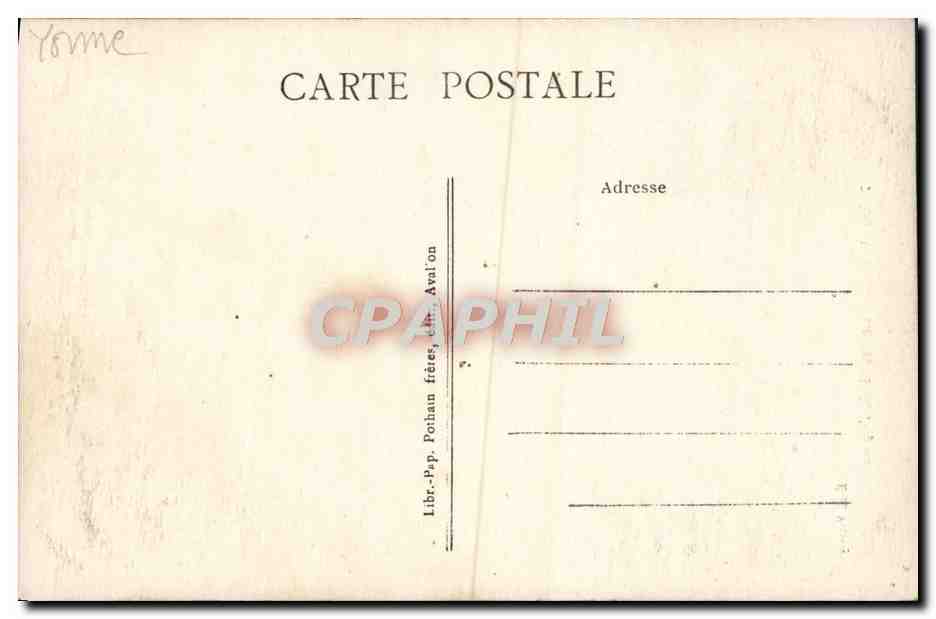 CPA Montreal Le Portail De I'Eglise — Rückseite